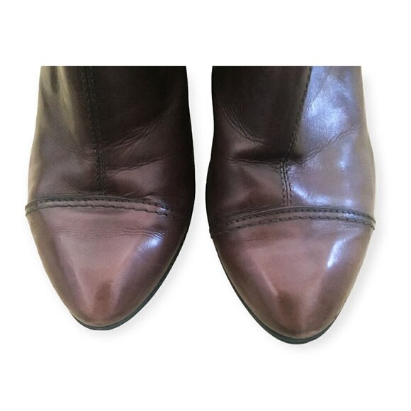 Vintage‎ Y2K Costume National side gore brown booties 38.5 EU - Picture 13 of 14
